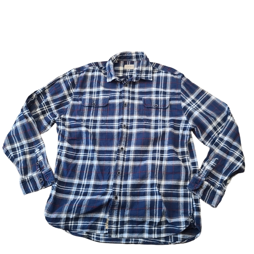Jachs flannel plaid Blue XLT - Picture 1 of 3